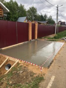 Заезд на участок через канаву